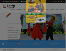 Tablet Screenshot of edifyschoolpatna.com
